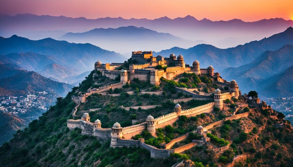 Kumbhalgarh Fort aerial view