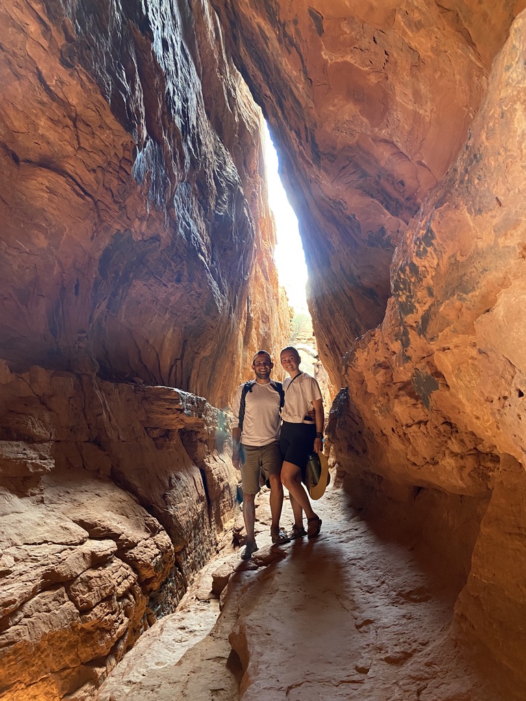 Michaela and Tushar together